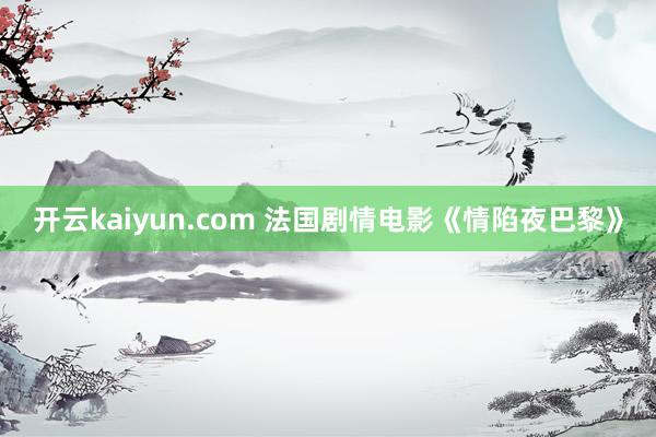 开云kaiyun.com 法国剧情电影《情陷夜巴黎》