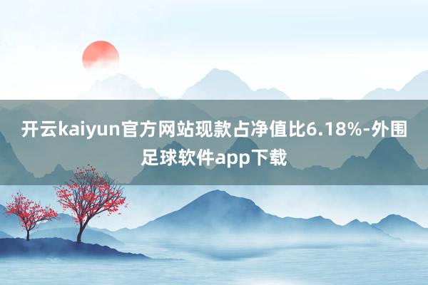 开云kaiyun官方网站现款占净值比6.18%-外围足球软件app下载